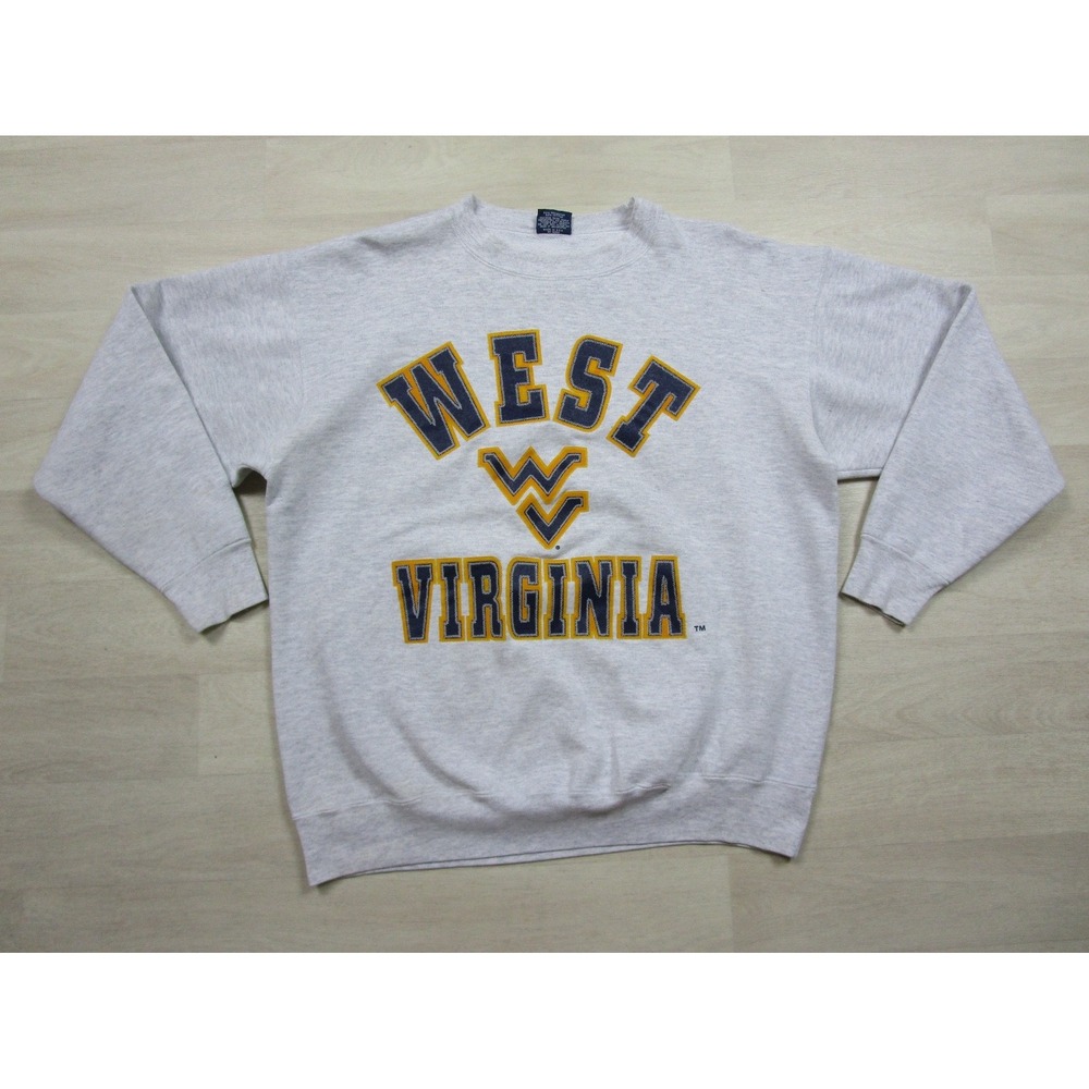 Vintage 90s West Virginia Mountaineers Crewneck Sweatshirt (XL) NCAA Football